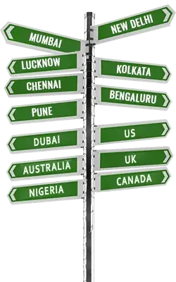 We Serve All Over India